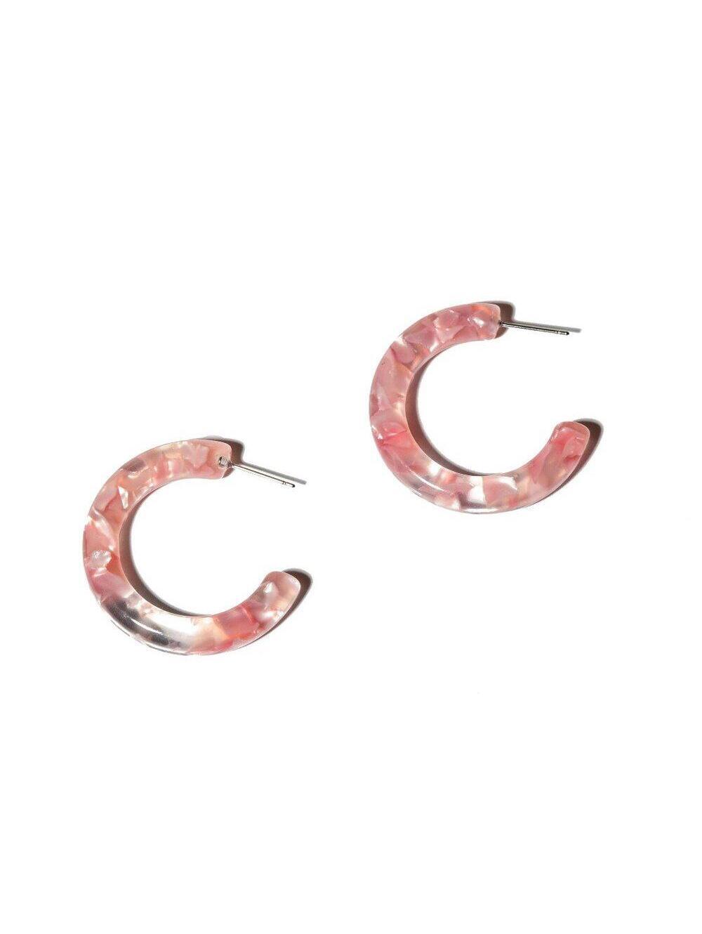 Lele Sadoughi Broadway Hoop Earrings